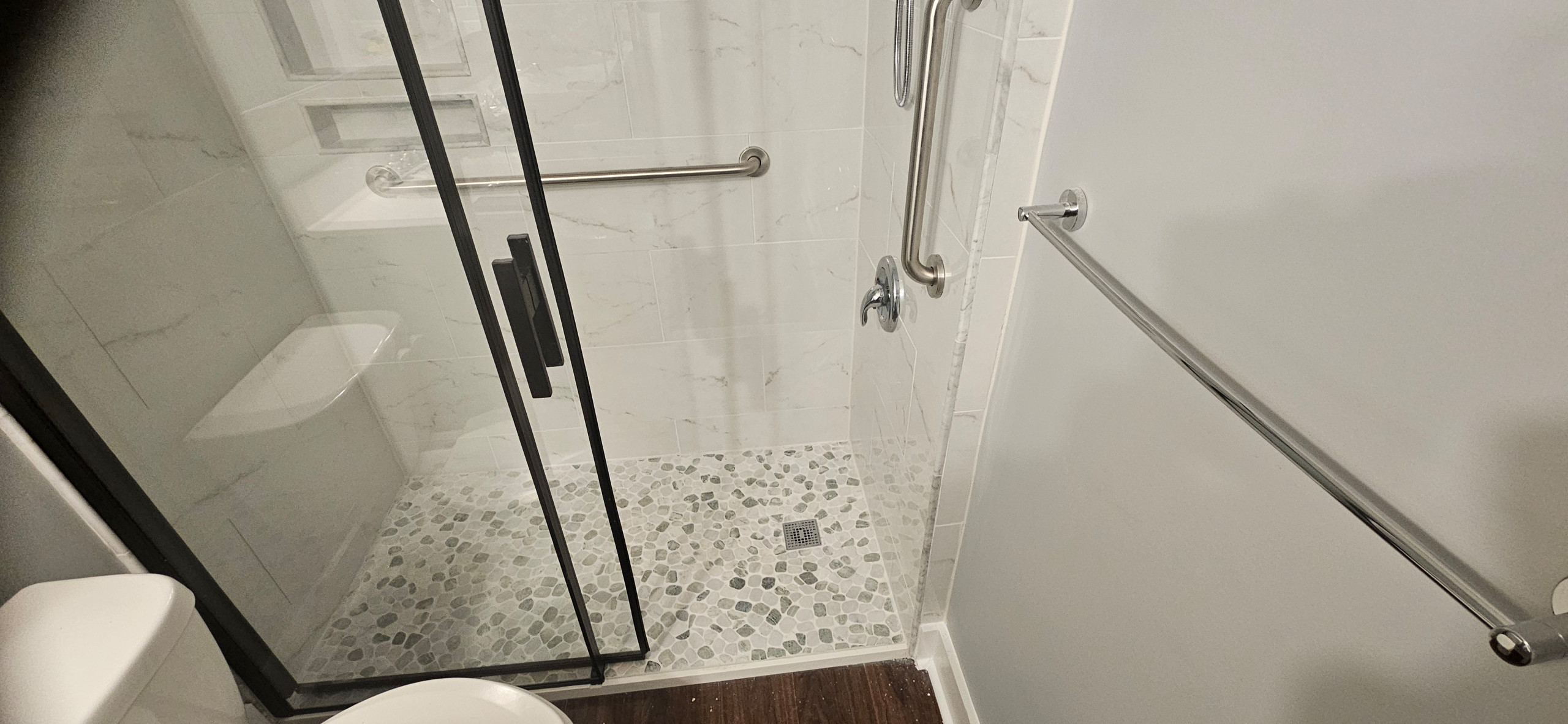 Easy Access Tiled Shower