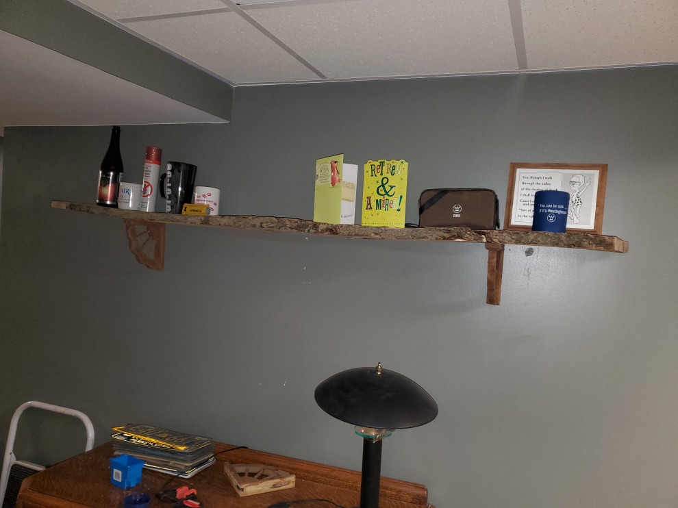 Basement - rustic basement idea