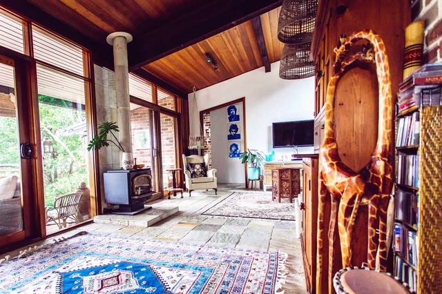 Avalon Bungalow exotisk-vardagsrum