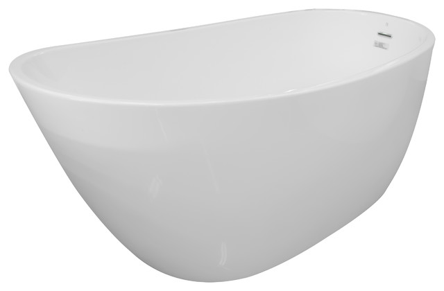 white oval tub