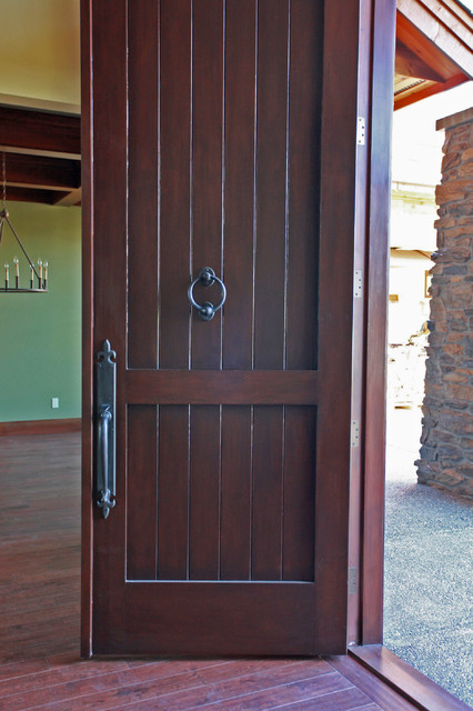 Entry Door Stain Refinish asian-entry