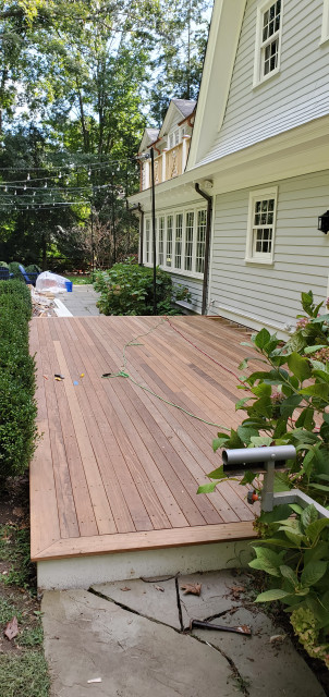 Ipe Deck contemporaneo-terrazza