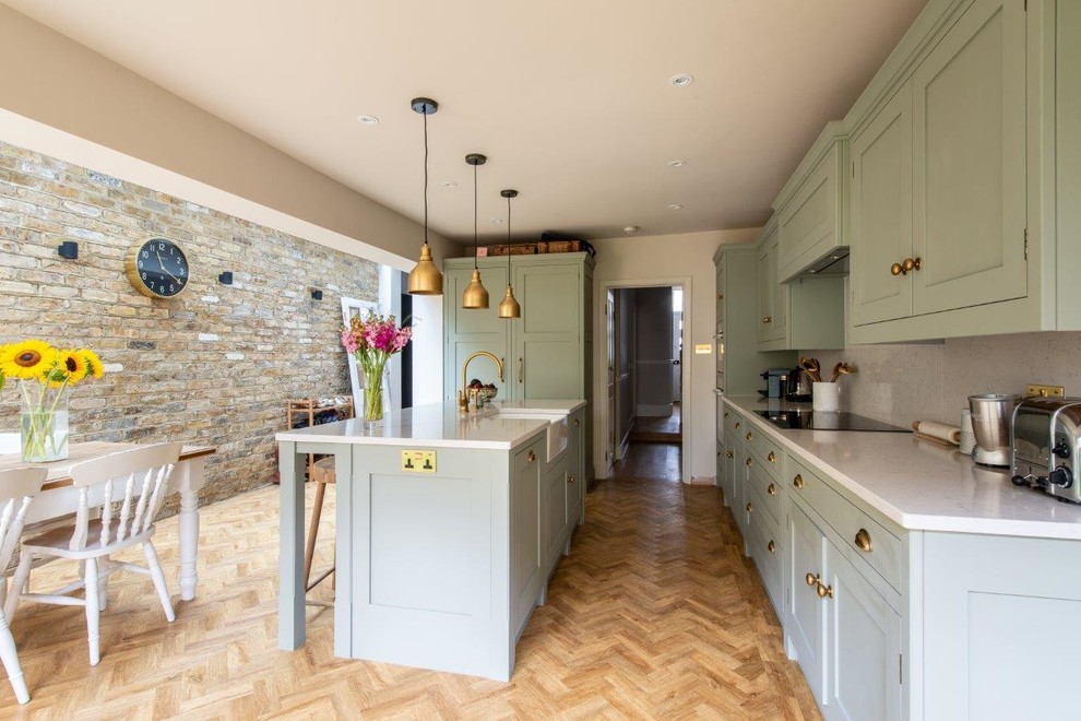 Inspiration for a classic kitchen in Kent.