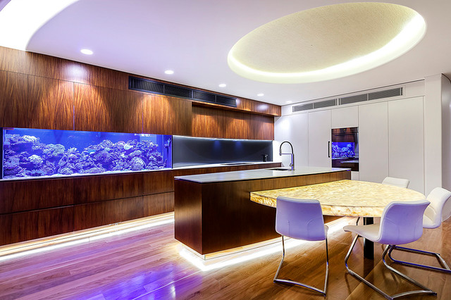 Central Beach House contemporaneo-cocina