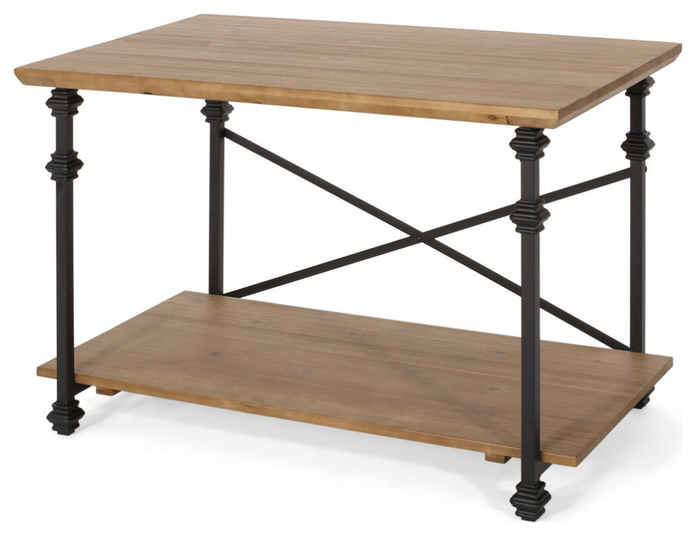 Topanga Modern Industrial Coffee Table Industrial Coffee Tables