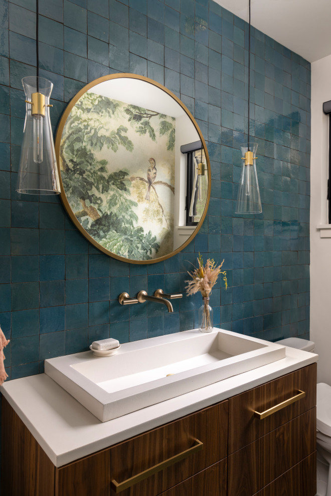 Hood River Valley Panorama - Contemporary - Powder Room - Portland - by ...