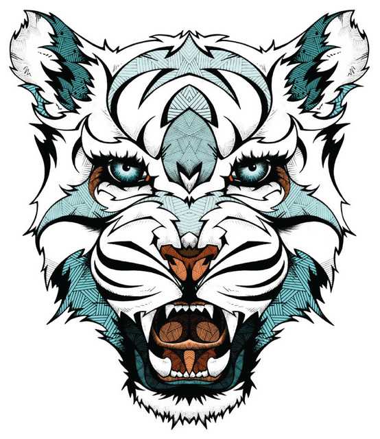 Tiger Cat Wall Sticker Decal By Andreas Preis Small Contemporary Wall Decals Tiger Cat Wall Sticker Decal By Andreas Preis Small Contemporary Wall Decals