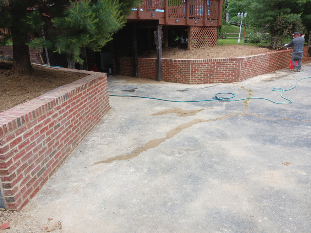 Brick RetainiNg walls ,steps