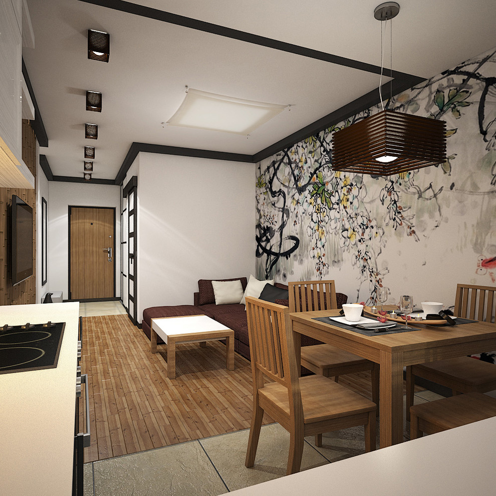 Дизайн-проект 2-х комнатной квартиры. Общая площадь 52 м2. Восточный стиль