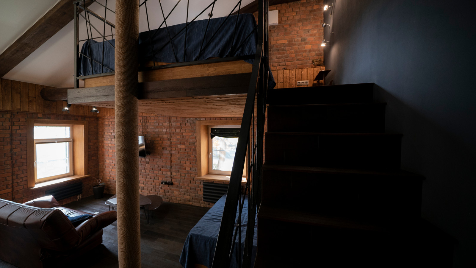 Квартира-студия в стиле лофт