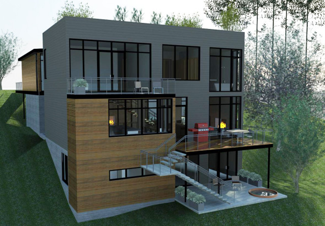 Steep Back Rendering modern-rendering