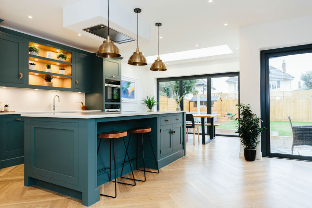 Modern and bright, open plan kitchen living diner - Contemporary ...