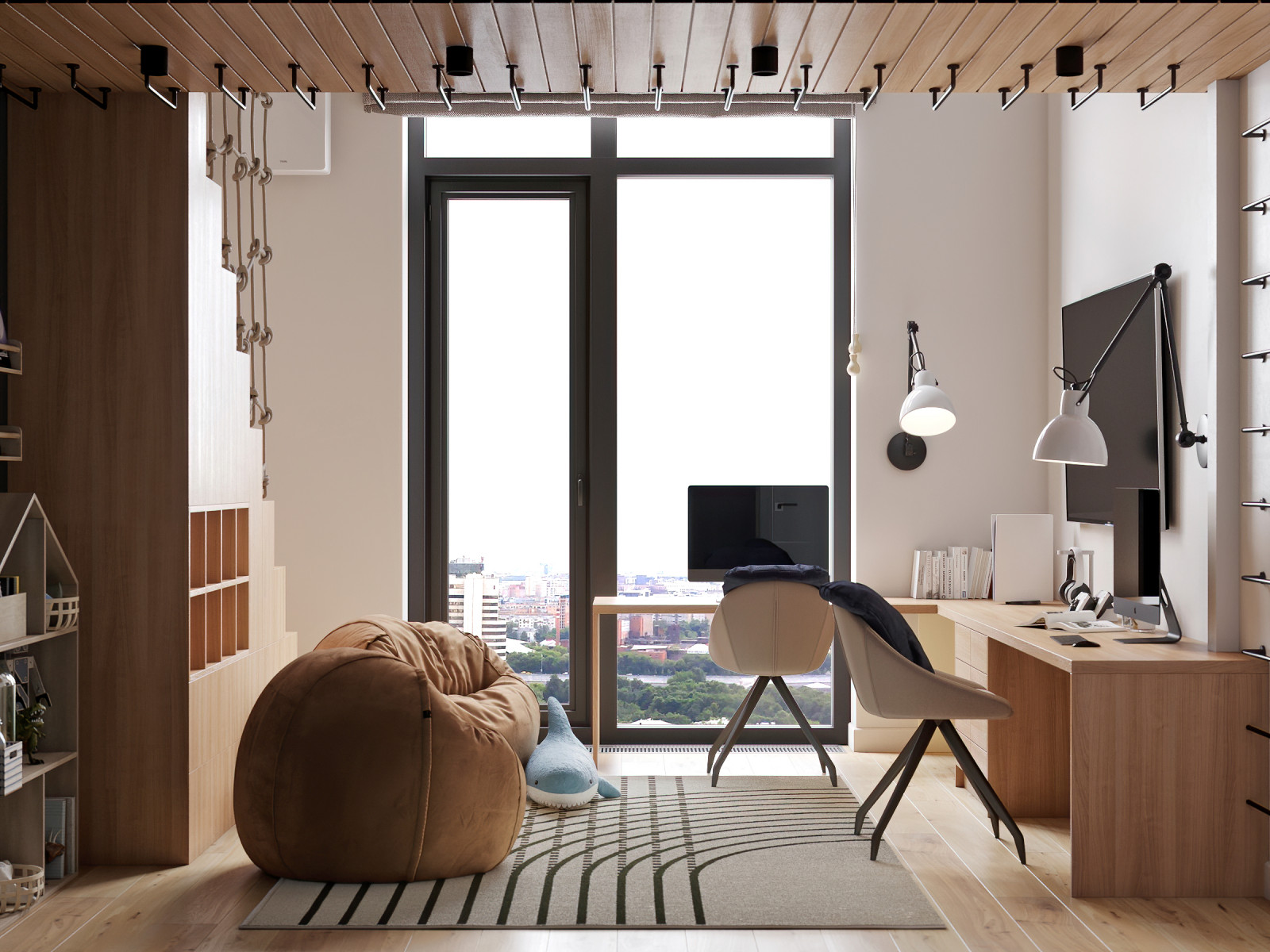 Двухуровневая квартира в стиле "ваби-саби". ЖК Событие