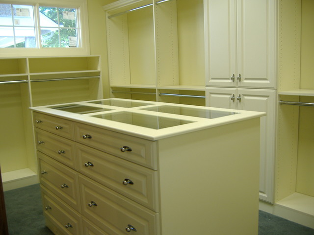 Master Closet With Island Traditional Other By Closet Solutions