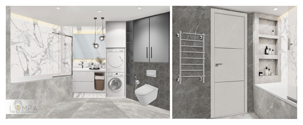 Концепт трехкомнатной квартиры в ЖК Дом на Блюхера