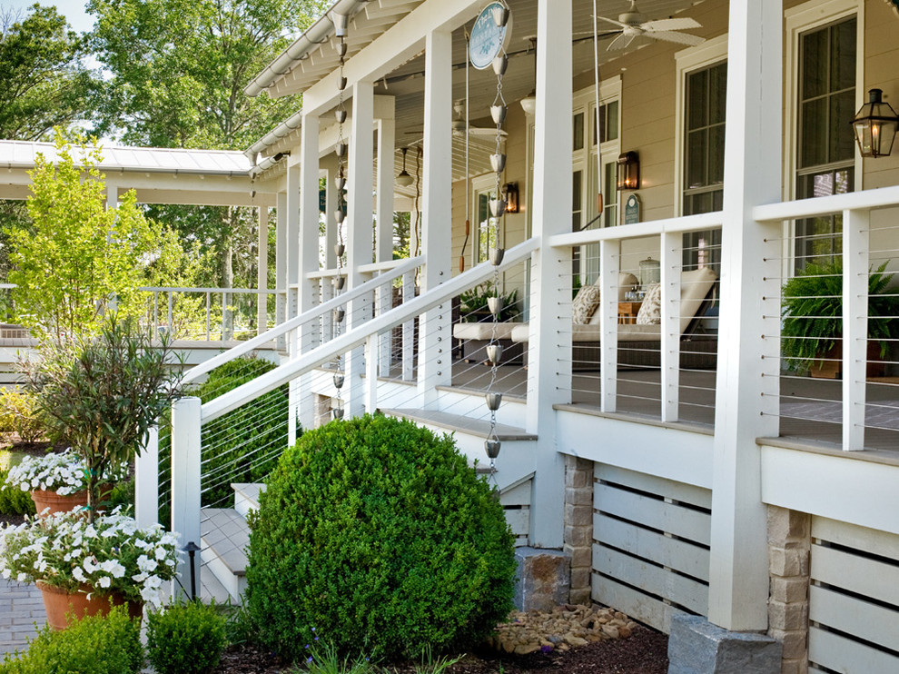 Design ideas for a traditional verandah in Nashville.