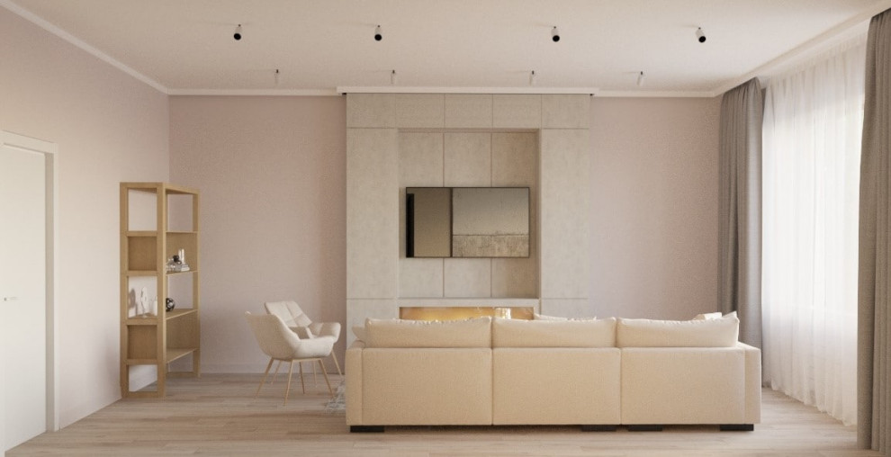 Гостиная в стиле минимализм г. Москва S - 29 м2