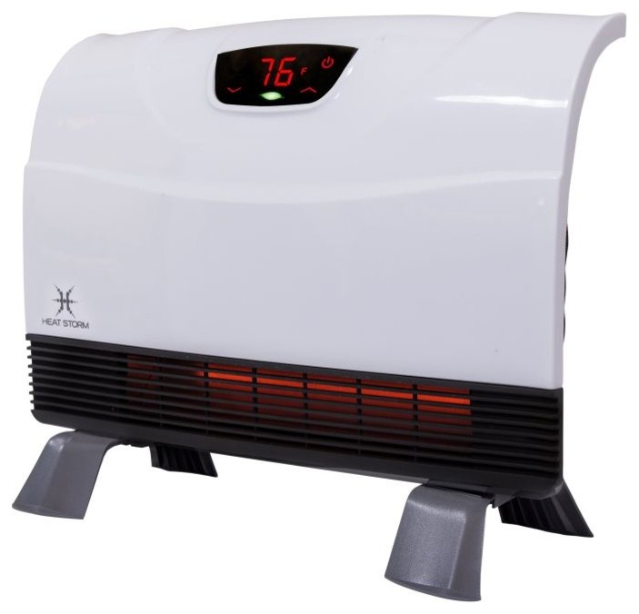 Heat Storm Phoenix Floor to Wall Heater in White 1500W