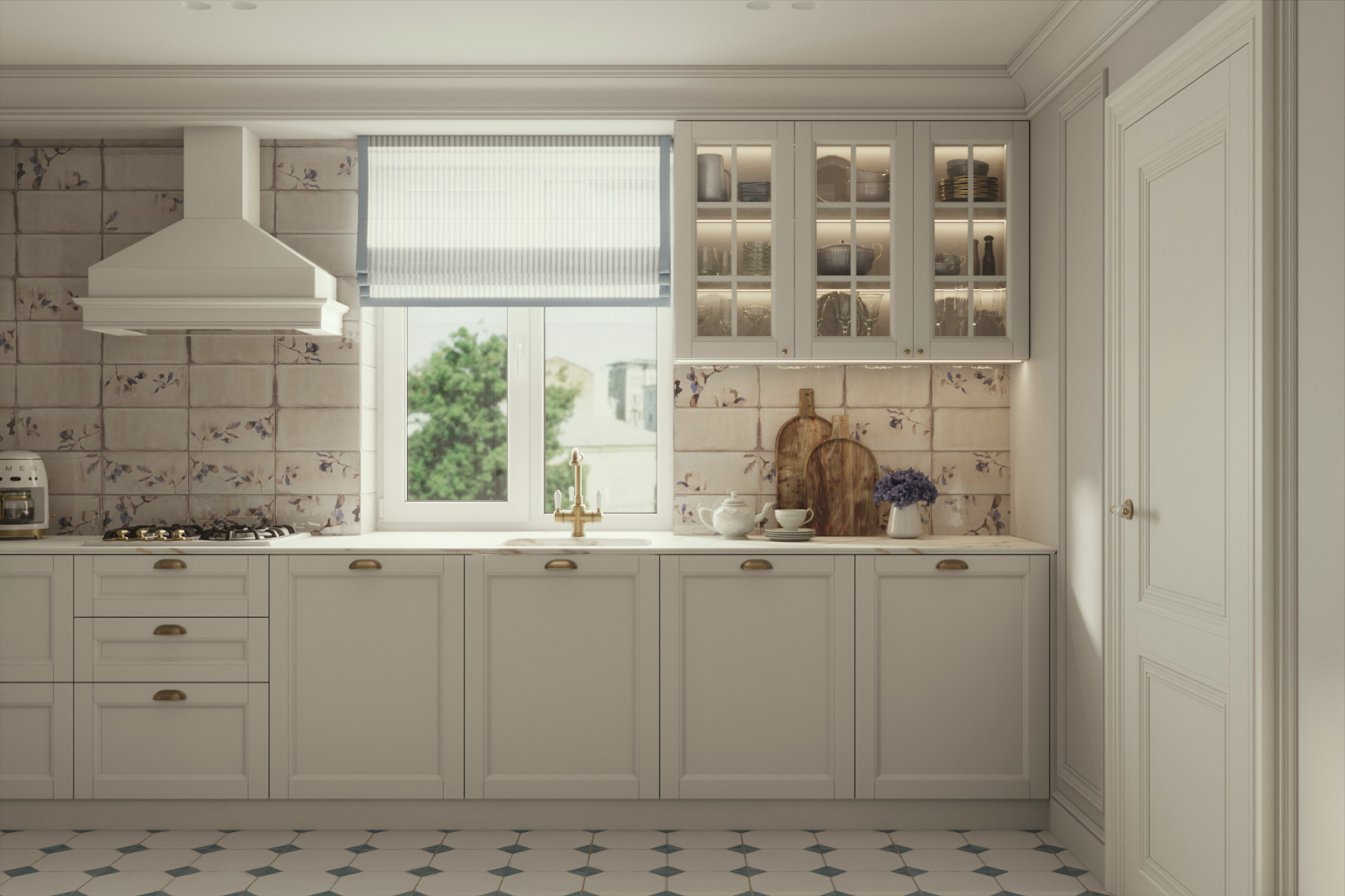 Дом в стиле прованс г. Бирюч (80 кв.м.)