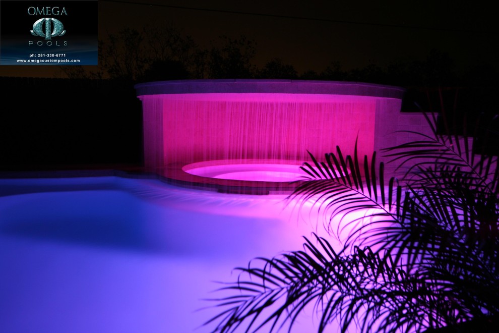 Design ideas for a tropical pool in Houston.
