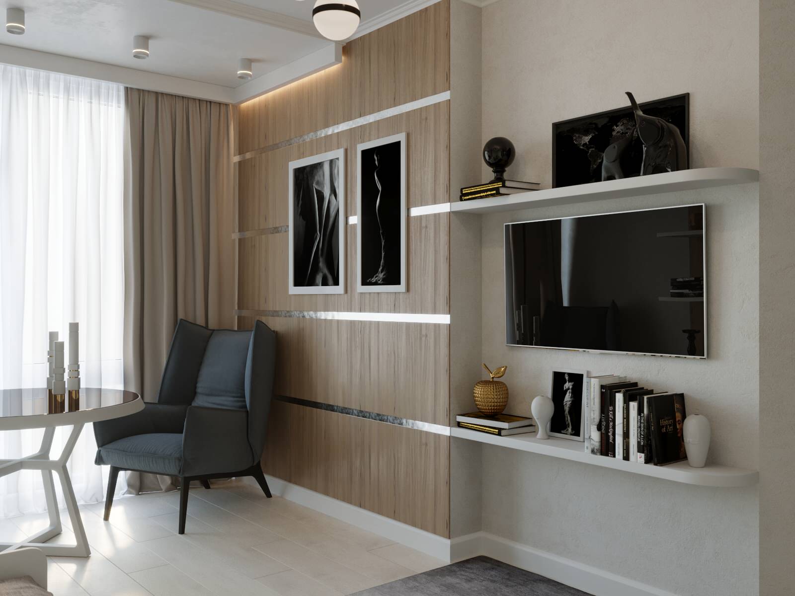 Дизайн-проект квартиры 45 м2