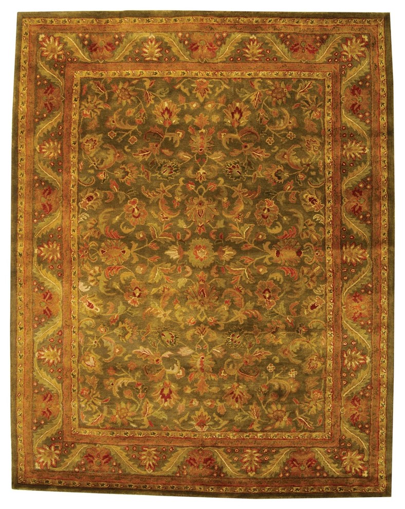 Antiquities Black Area Rug AT52K, 2' x 3' Traditional Area Rugs