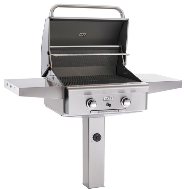 American Outdoor Grill 24Ngt Post Grill With Rotisserie