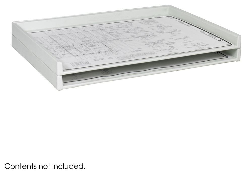 Giant Stack Tray for 30 x 42 Documents (Qty. 2) White