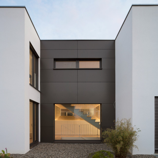 Wohnhaus E. modern-fasad