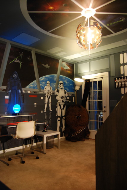 Star Wars The Force Awakens Murals In A Bedroom By Tom