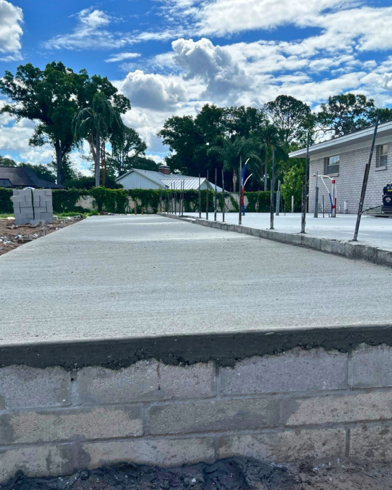 Home Addition — Slab to Block Work (Framing Next)