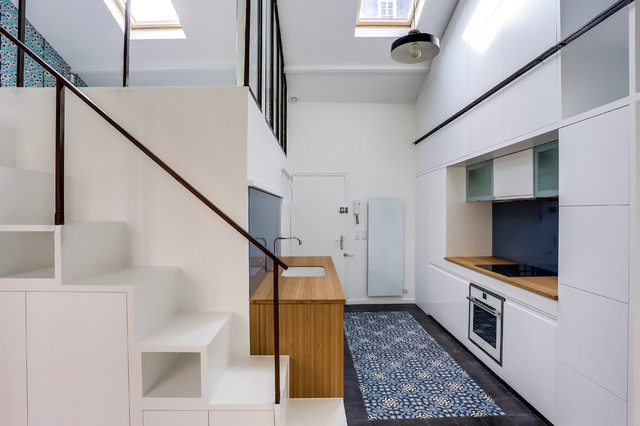 DUPLEX PARIS 14&egrave;me contemporary-koek