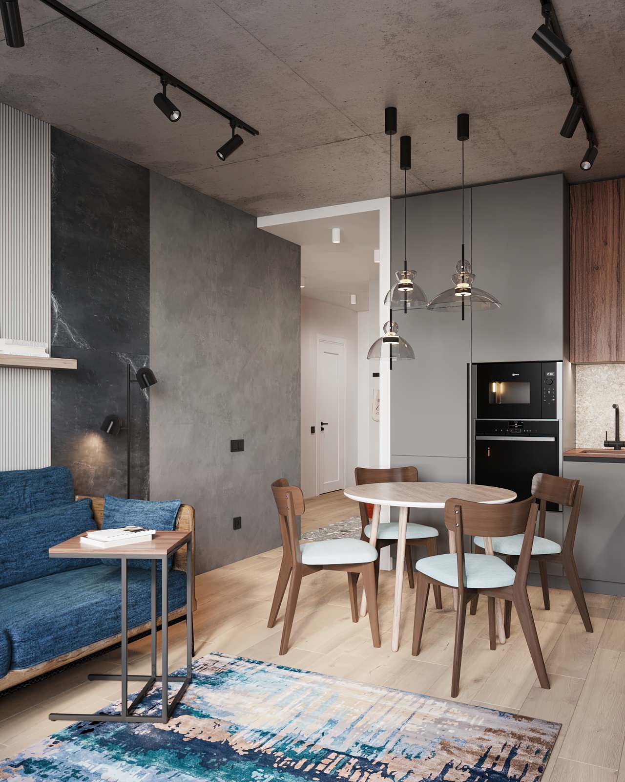 Дизайн проект квартиры ЖК Панин 72м