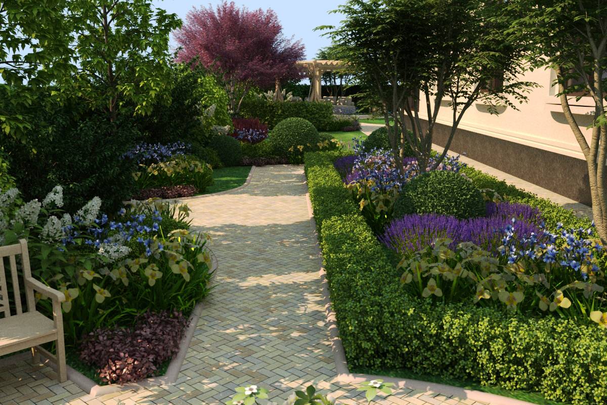 3D визуализация участка 12 соток