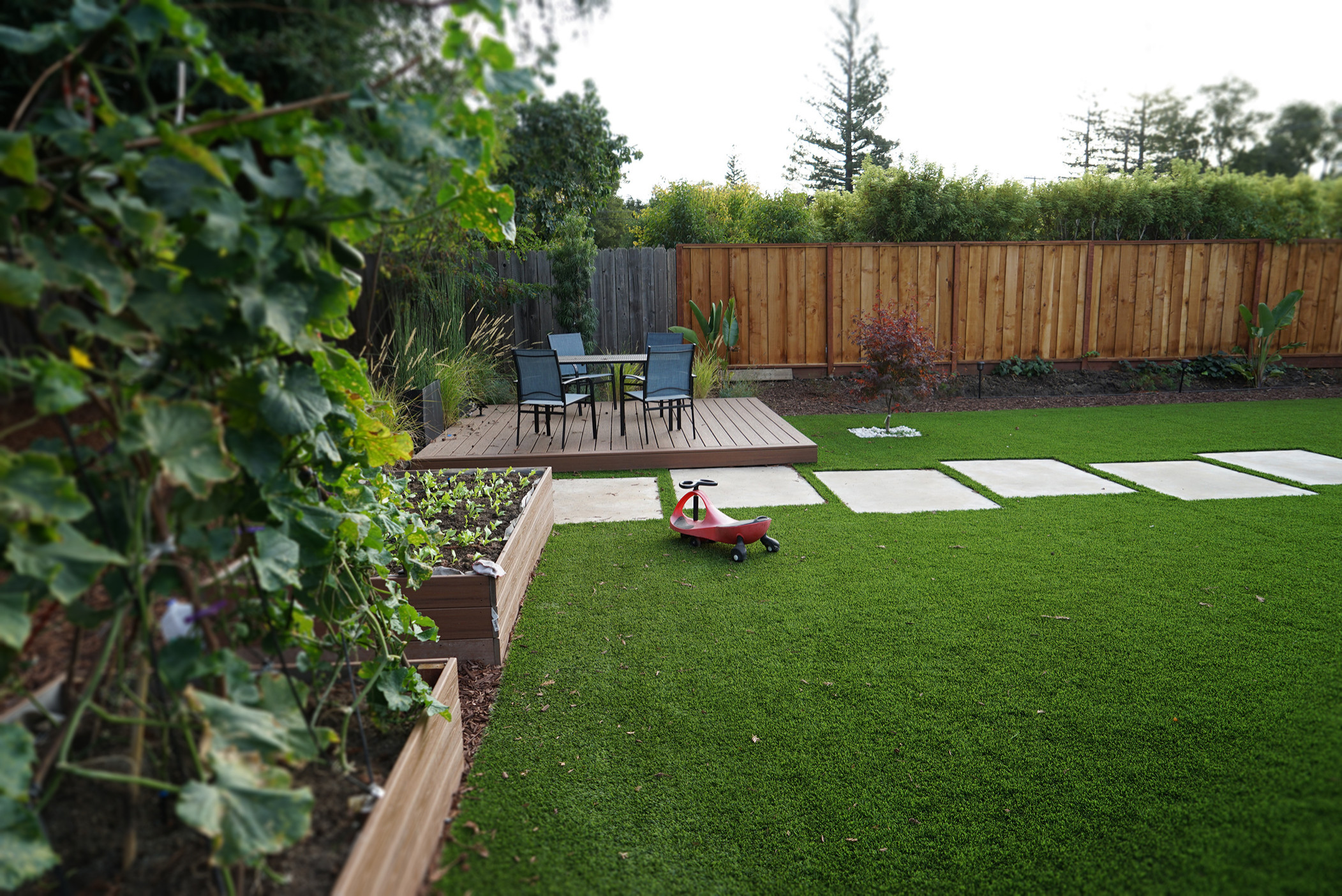 Deck + Planting Bed