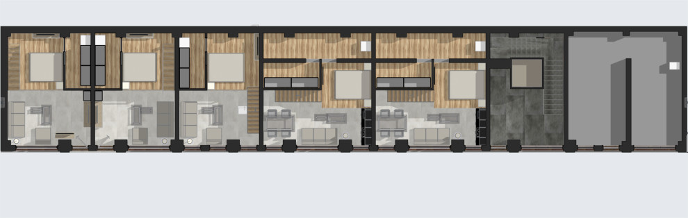 Il progetto di affitto a breve termine di un appartamento commerciale di lusso.