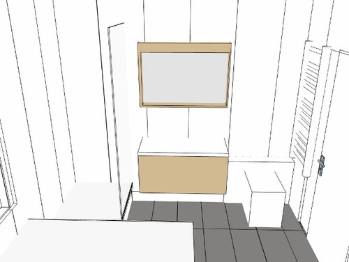 les dimensions du miroir sur le dessin sont approximatives je viens de tout mesurer nouveau maintenant que la salle de bain est termine entre la paroi - Hauteur D Un Miroir De Salle De Bain les dimensions du miroir sur le dessin sont approximatives je viens de tout mesurer nouveau maintenant que la salle de bain est termine entre la paroi - Hauteur D Un Miroir De Salle De Bain
