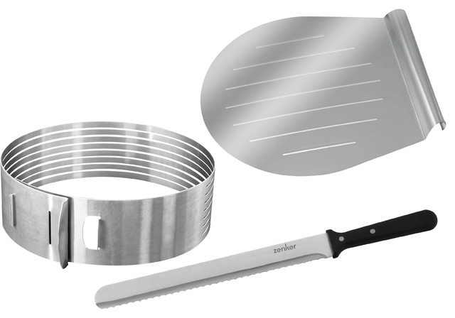 Frieling Zenker Cake Layer Slicing Kit - Contemporary - Specialty Baking  Tools - by BIGkitchen | Houzz