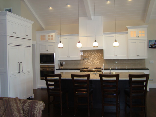 Gorgeous Traditional Kitchen + Vaulted Ceilings american-traditional-kitchen
