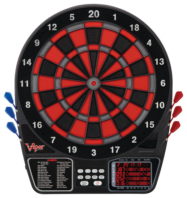 797 Electronic Dartboard Contemporary Darts And Dartboards by GLD