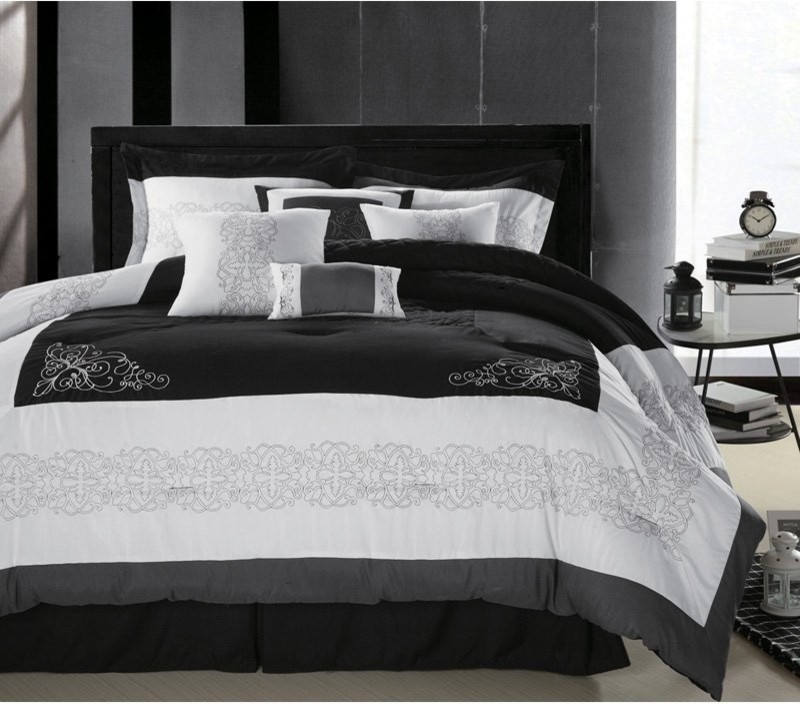 Chic Home Florence Embroidered Comforter Set - 41CQ112-HE