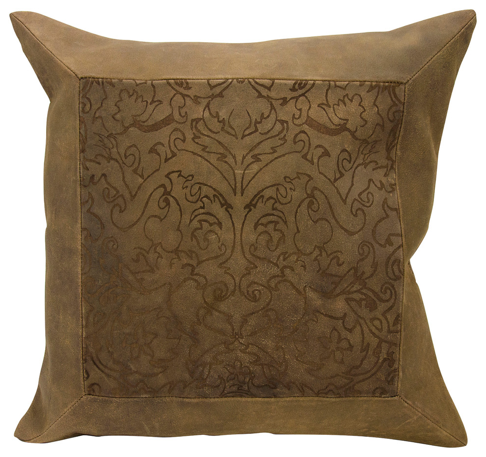 Joseph Abboud Pillow Laser Cut Paisley Pillow Transitional