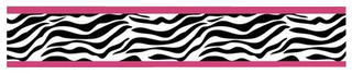 Zebra Wall Paper Border (15’ x 6") - Contemporary - Wallpaper