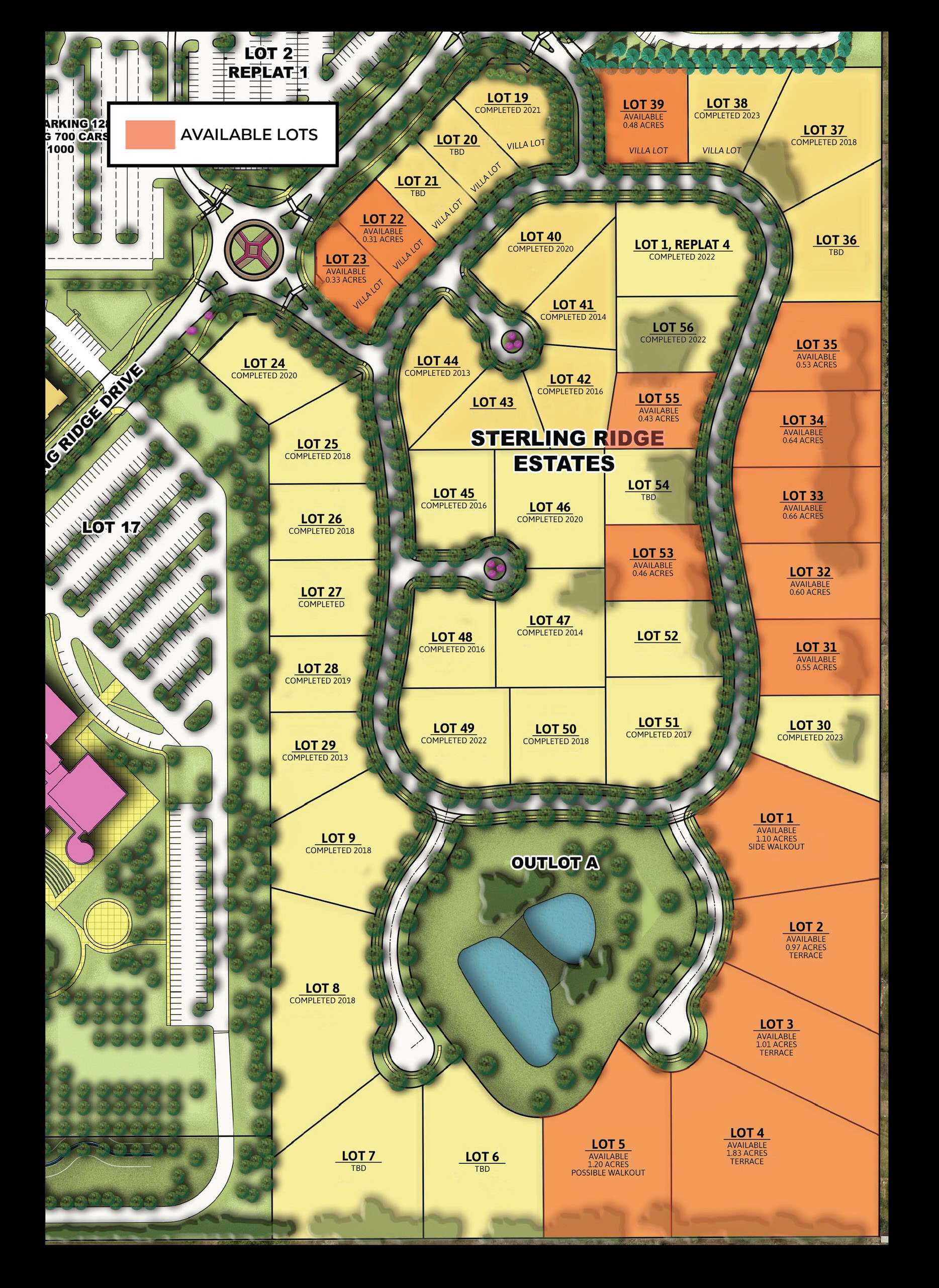 Sterling Ridge Site Plan 7-23