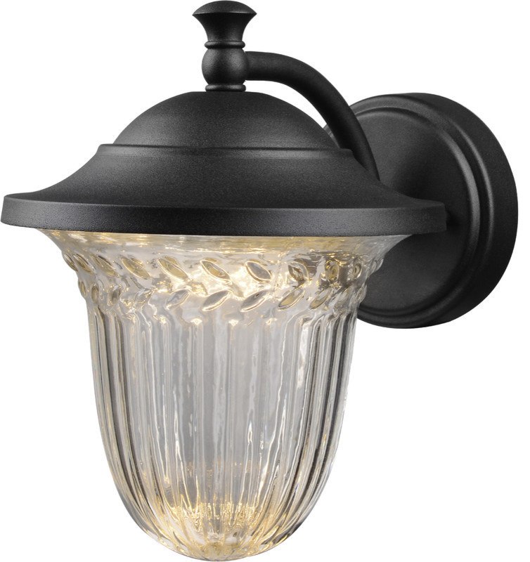 Black Outdoor Patio Exterior LED Light Fixture, 213677Medium
