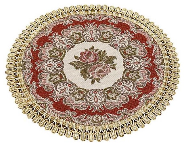 Placemats By Blancho Bedding, Round Cloth Placemats