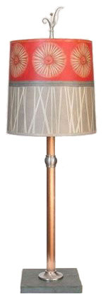 Table Lamp | Medium Drum Shade in Tang