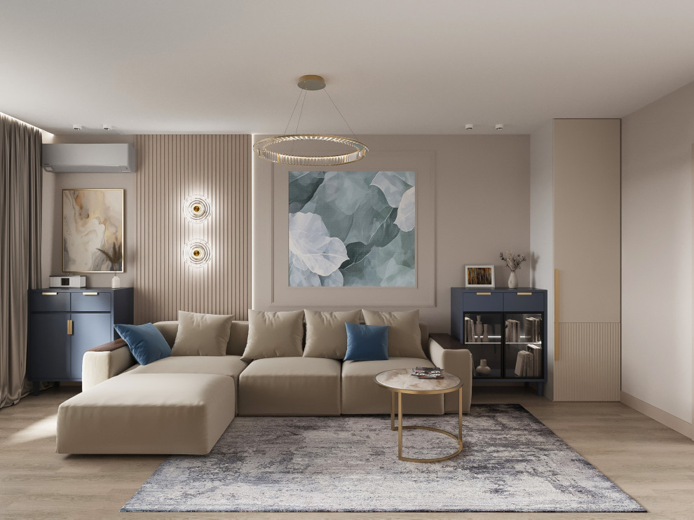 Проект гостиной (дизайн квартиры в Уфе)