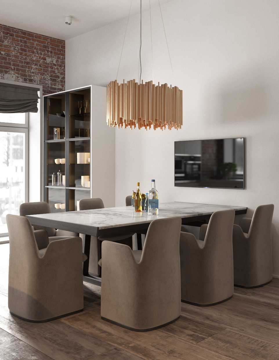 Дизайн интерьера "Аристократический лофт"