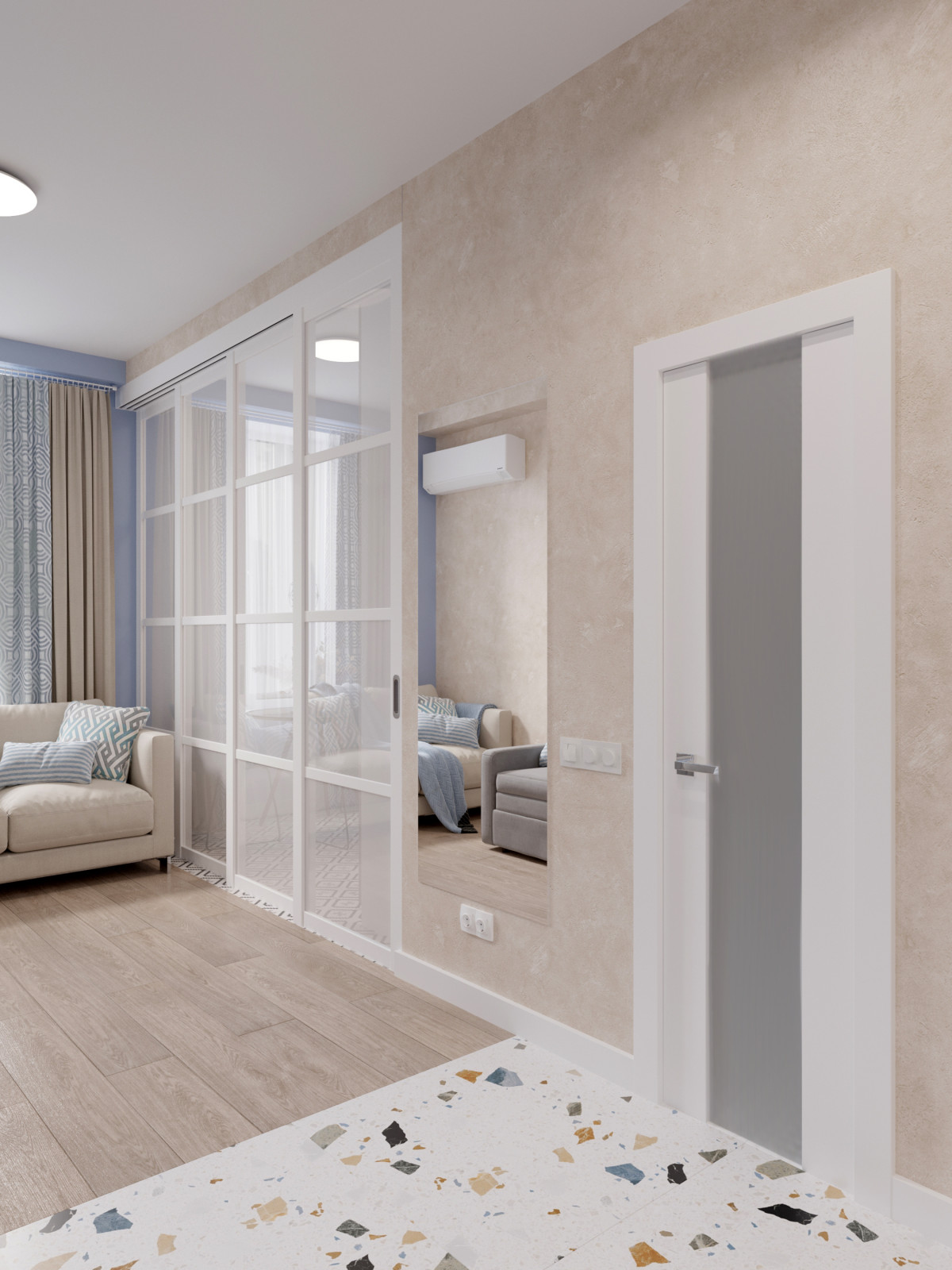 Дизайн квартры-студии в Сочи